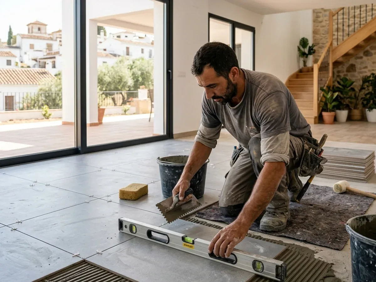 Proyecto Baldosas del baño sustituidas